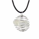 Cristal De Roche Collier Pendentif Cage Pour Lithoth Rapie Soterisme