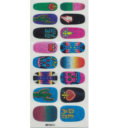 Nail Stickers Cactus Pear