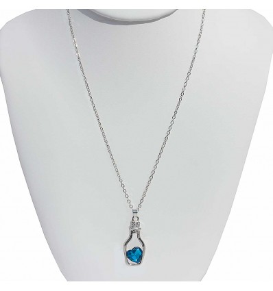 COLLIER COEUR FEMME OCÉAN