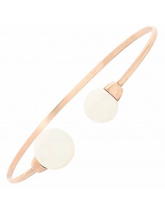 BRACELET JONC FEMME ARGENT ROSE