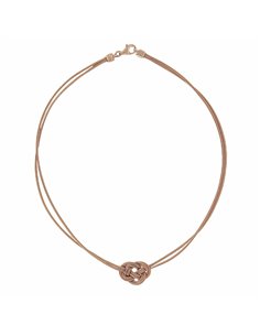 COLLIER VERMEIL FEMME ROSE AMOUR