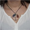 COLLIER ARBRE DE VIE SEPT CHAKRAS modele