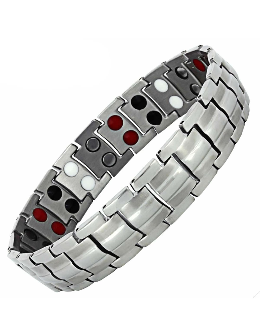 IYOKA Bracelet Magnétique Bracelet Artisan avec 10 Aimants Puissants Bracelet Pour Visserie de Fixation Convient Aux électriciens et Artisans 