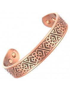 BRACELET JONC MAGNÉTIQUE CUIVRE SAHILA antidouleur