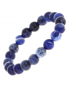 BRACELET PIERRE RONDE SODALITE