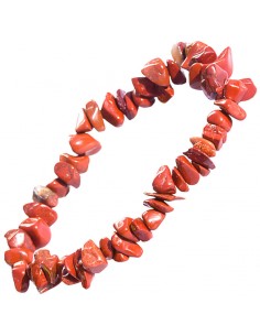 Bracelet Pierre Naturelle Jaspe Rouge
