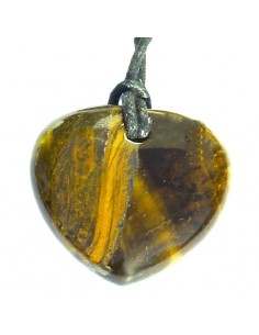 Collier Cœur Oeil de Tigre