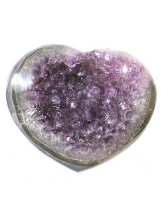 CŒURS EN AMÉTHYSTE DU BRÉSIL EXTRA