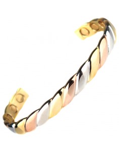 Bracelet magnétique en cuivre ouvert - Triade