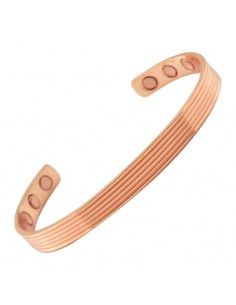 Bracelet jonc magnétique en cuivre - Astaria