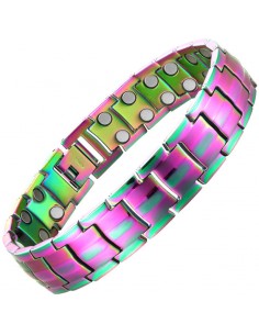 Bracelet magnétique bien-être en titane - Étania