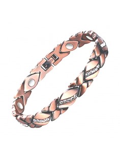 Bracelet magnétique en cuivre massif - Alnus