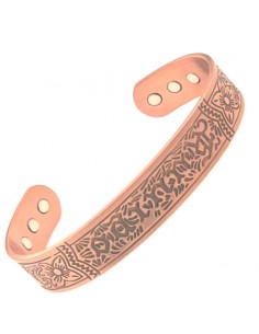 Bracelet jonc magnétique cuivre - Tahiti