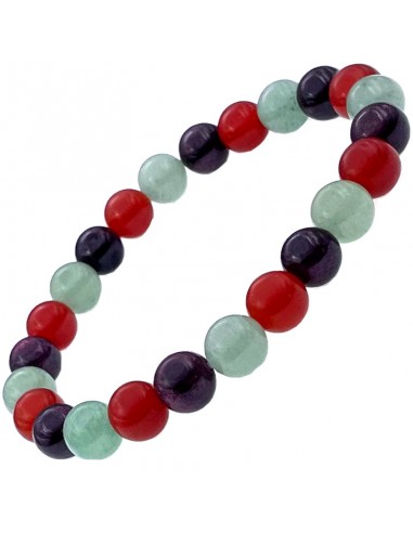 Bracelet en pierres naturelles Porte-Bonheur perles de 8 mm