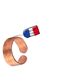 Bague artisanale en cuivre massif