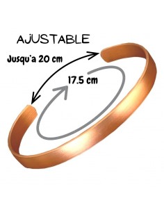 Bracelet simple en pur cuivre - Aurias