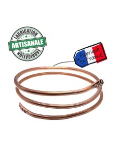Bracelet cuivre Téora – Artisanal & ajustable | Fabriqué en France