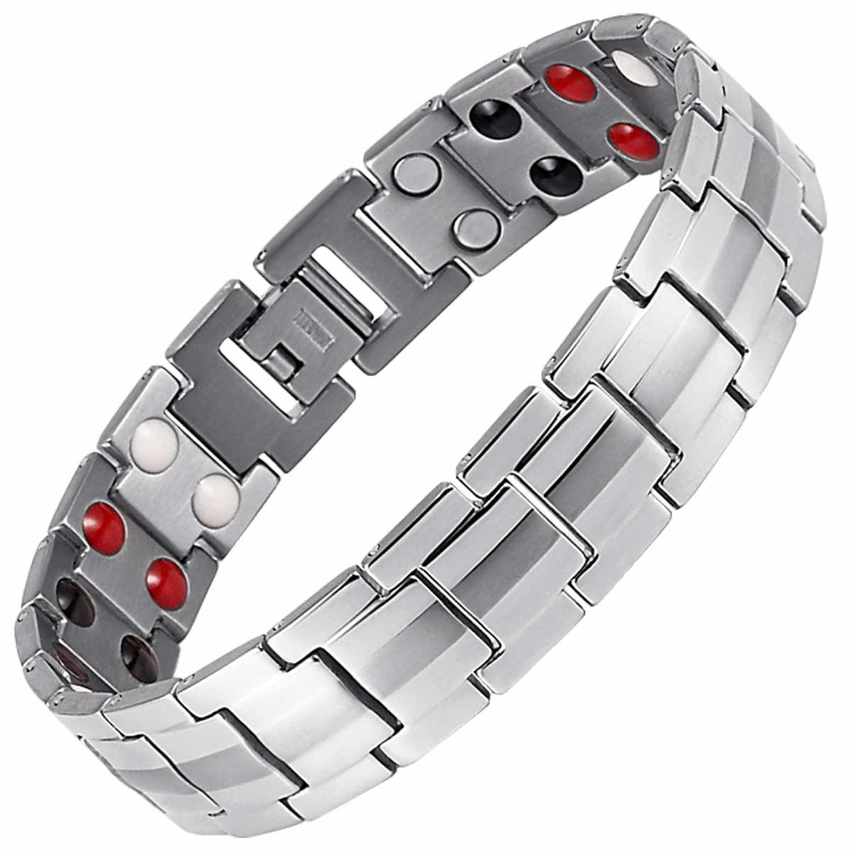 Bracelet Magnétique homme Yuma antistress et antidouleur avec aimants puissants