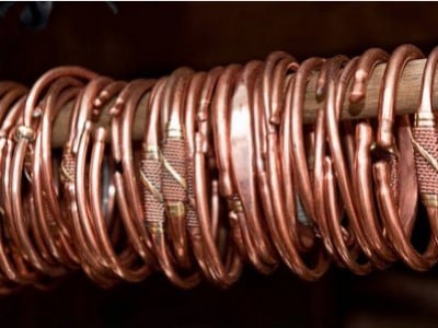 bracelet en cuivre massif